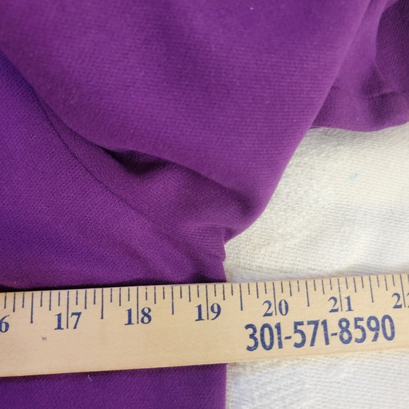 Pomander Place Aubergine Avery Mini Dress Mock Neck Sweatshirt Bracelet Sleeve S - Picture 14 of 15